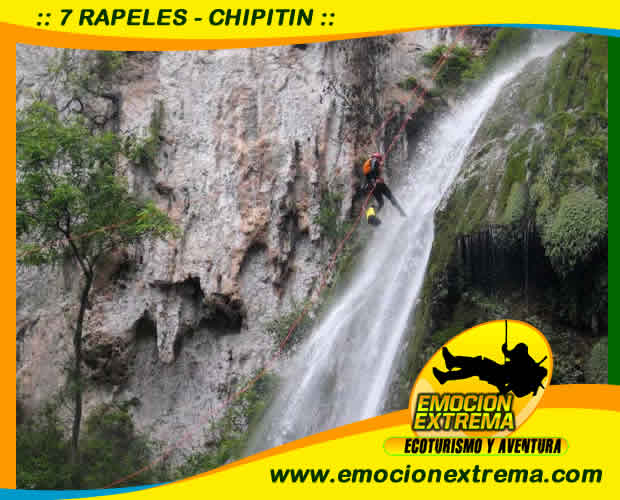 EL CAÑÓN DEL CHIPITIN TE RETA CON 7 RAPELES, SALTOS AL AGUA, UN TOBOGAN NATURAL Y UNA IMPRESIONANTE TIROLESA JUNTO A LA GRAN CASCADA DE 90 MTS. APTO PARA PRINCIPIANTES Y PERSONAS SIN EXPERIENCIA.VISITA MONTERREY NUEVO LEON Y VIVE UNA EMOCIONEXTREMA.COM