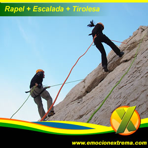 Curso de Rapel, Escalada en roca y tirolesa en monterrey